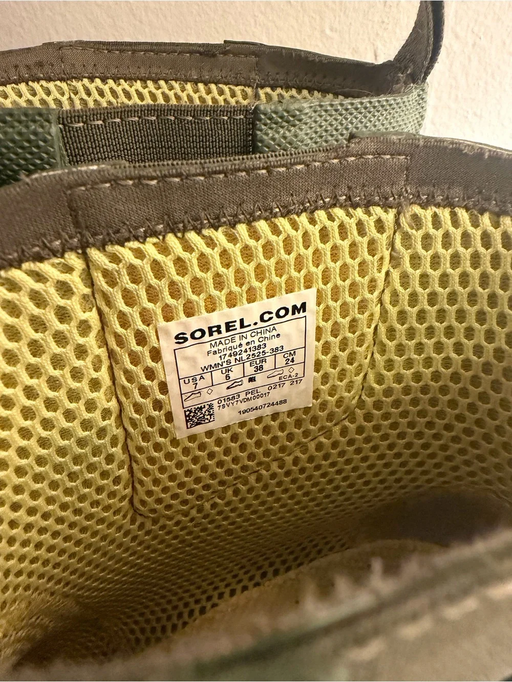Sorel lug rubber